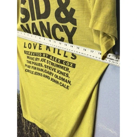 Vintage Sid & Nancy Movie Promo T-Shirt 1986 Size Large Sex Pistols Made In USA